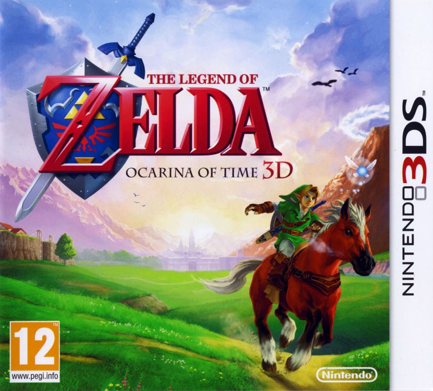 Zelda: Ocarina of Time 3D box art for Nintendo 3DS